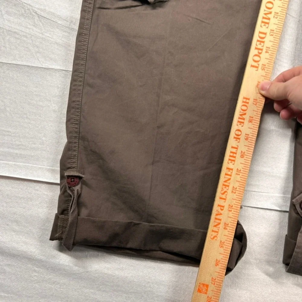 Vtg Levis Sykes Cargo Pants Mens 32x27 Utility Embroidery Multi Pocket Work Y2K
